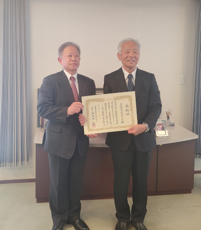 被害者都民センタ－・感謝状写真